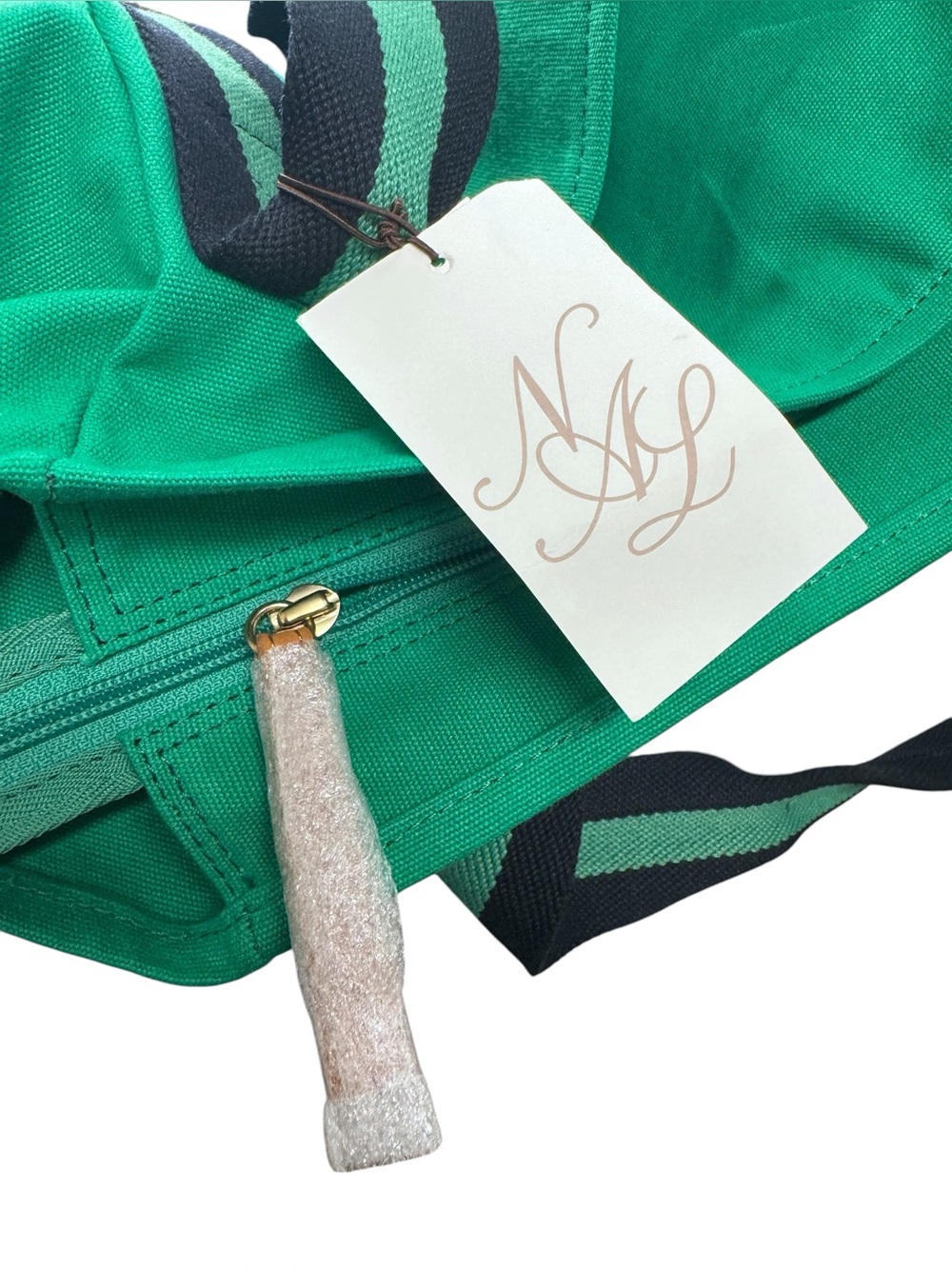 New Amsterdam leatherworks Liliana large tote kelly green - Picture 3 of 6